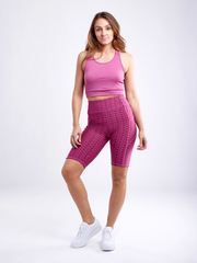 Lightweight Racerback Training Crop Tank Top for Active Women