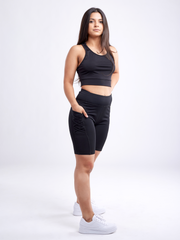 Lightweight Racerback Training Crop Tank Top for Active Women