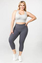 Buttery Soft Capri Leggings for Fitness Yoga and Everyday Wear