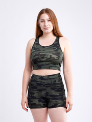 Lightweight Racerback Training Crop Tank Top for Active Women