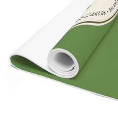 Foam Yoga Mat — Monteiro Holistic Health Logo Print, Non‑Slip Exercise Mat for Home & Studio