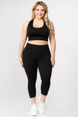 Buttery Soft Capri Leggings for Fitness Yoga and Everyday Wear