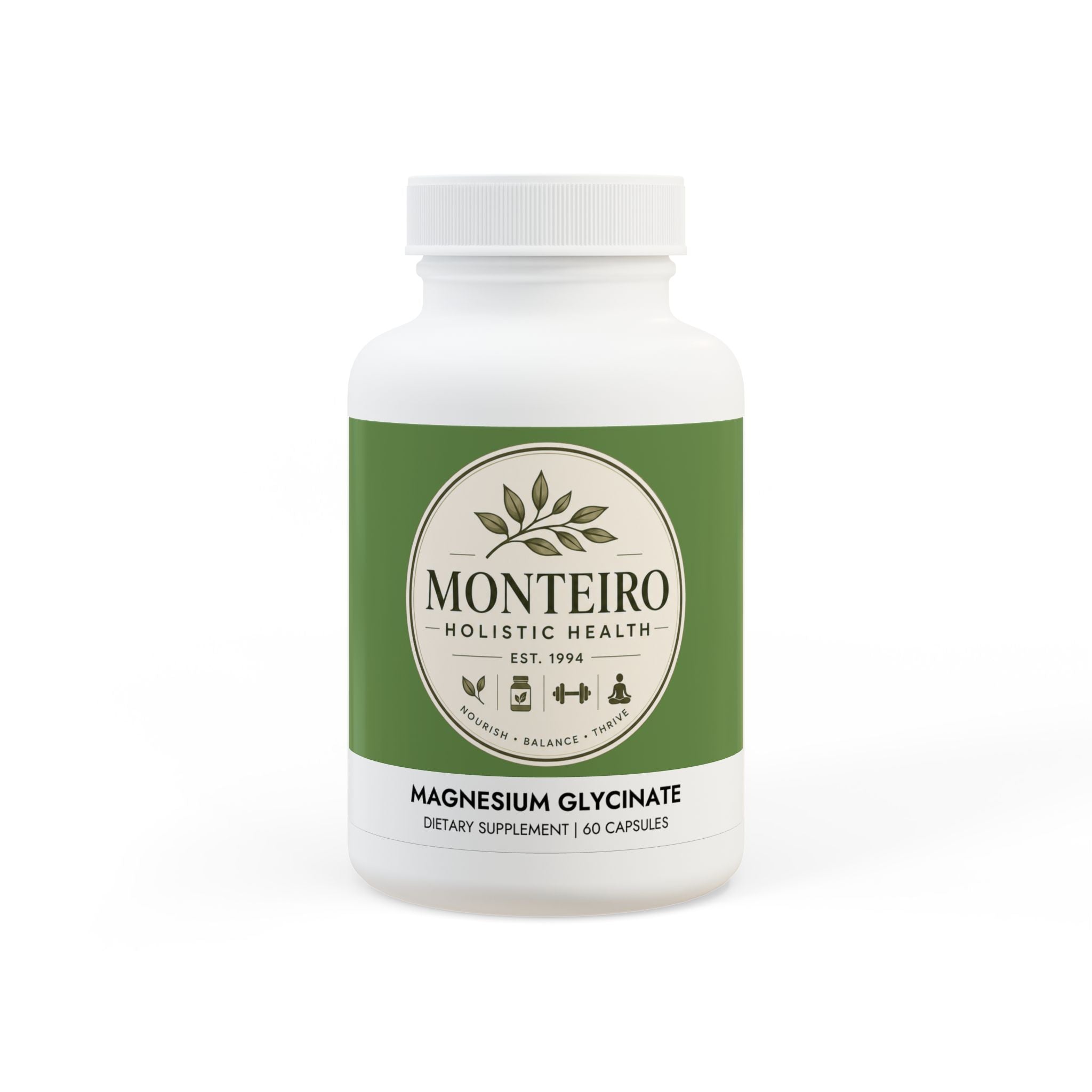 Magnesium Glycinate Supplement (60 Capsules)