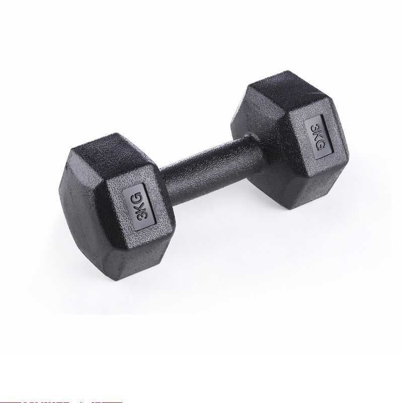 Rubberized Dumbbells for Arm Strength Training & Home Fitness