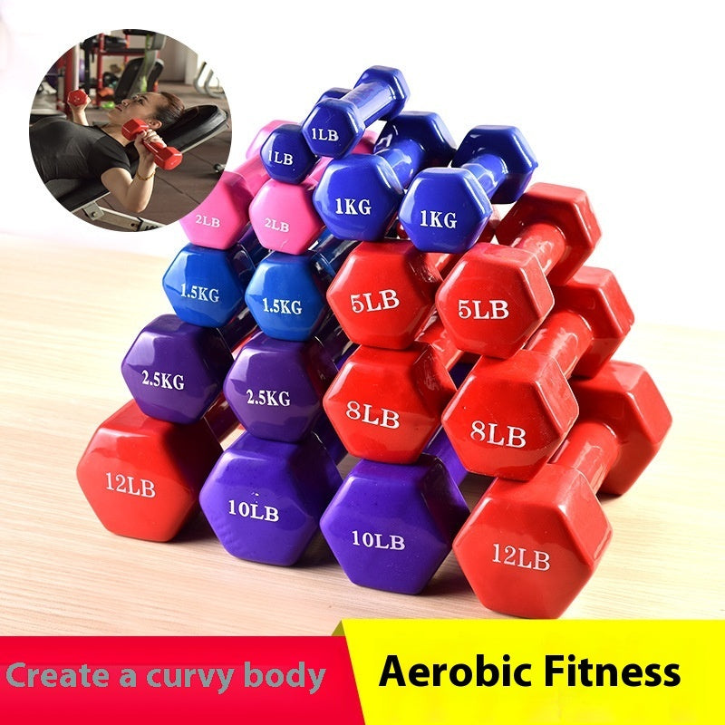 Hexagonal Dumbbell for Home Fitness & Arm Strength Training