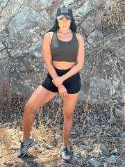 Lightweight Racerback Training Crop Tank Top for Active Women