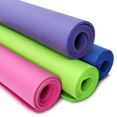 Premium 10mm Thick Yoga Mat for Comfort and Stability