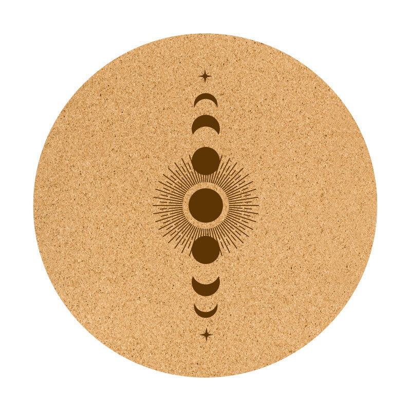 Cork & Natural Rubber Meditation Mat – Eco-Friendly Non-Slip Practice Mat