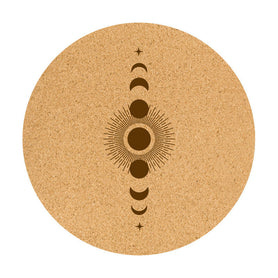 Cork & Natural Rubber Meditation Mat – Eco-Friendly Non-Slip Practice Mat
