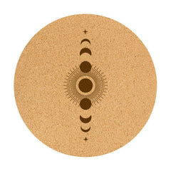 Cork & Natural Rubber Meditation Mat – Eco-Friendly Non-Slip Practice Mat