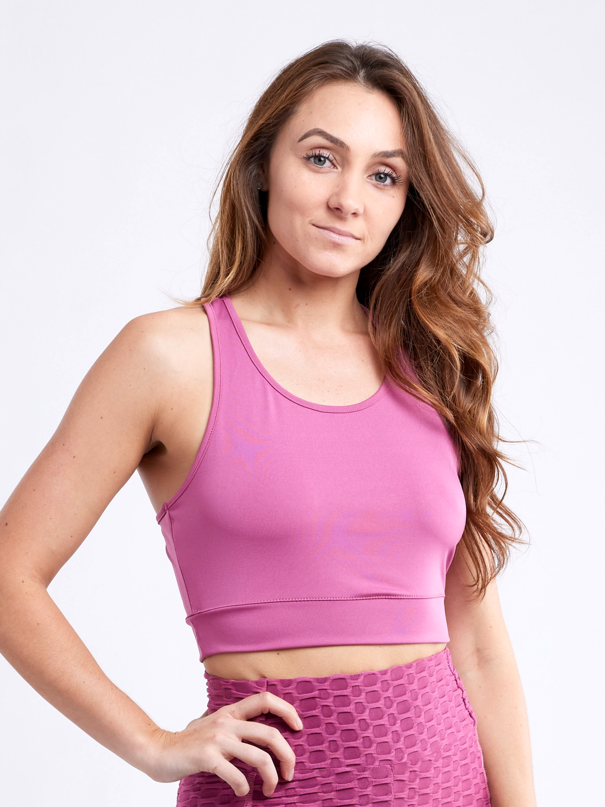 Lightweight Racerback Training Crop Tank Top for Active Women
