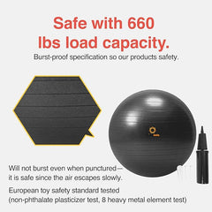 Exercise Ball for Yoga Fitness Balance Training and Pregnancy