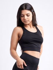 Lightweight Racerback Training Crop Tank Top for Active Women