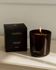 Grateful Pure Essential Oil Candle for Relaxation & Home Fragrance