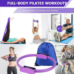 13 Piece Yoga and Pilates Set for Complete Home Fitness