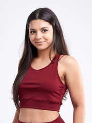 Lightweight Racerback Training Crop Tank Top for Active Women