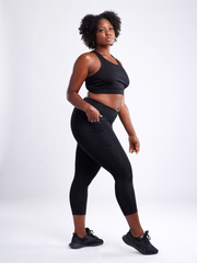 Lightweight Racerback Training Crop Tank Top for Active Women