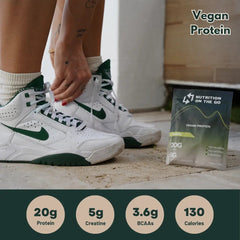 Vegan Protein Powder with Creatine – Single-Serve Packets