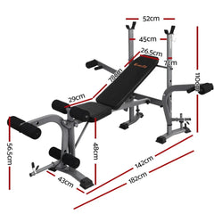 Multi-Station Weight Bench Press Home Gym Fitness Equipment