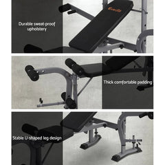 Multi-Station Weight Bench Press Home Gym Fitness Equipment