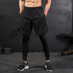 Men's Compression Tights for Fitness Training and Performance Support