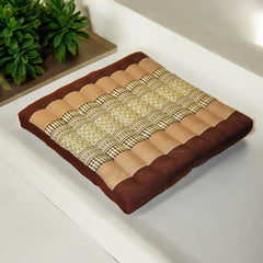 Kapok-Filled Meditation Cushion Pad 20" x 20" x 2" for Comfort & Support