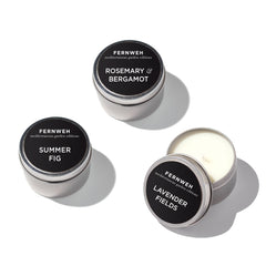 Rosemary & Bergamot Scented Soy Candle for Relaxation & Home Fragrance