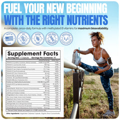 Methylated Bariatric Multivitamin with 45mg Iron – One Capsule Daily