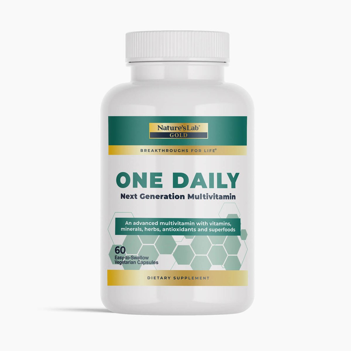 Nature's Lab Gold One Daily Multivitamin – Complete Daily Wellness Support