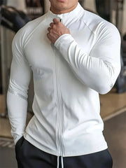 Men's Compression Sports Jacket for Running Gym and Fitness