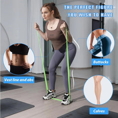 Elastic Resistance Band for Yoga Pilates Stretching and Fitness