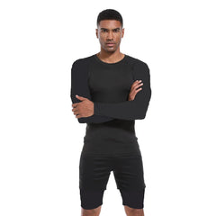 Men's Long Sleeve Fitness Tee for Spring and Autumn