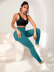 Contouring Fitness Leggings for Comfort Support and Active Movement