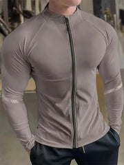 Men's Compression Sports Jacket for Running Gym and Fitness