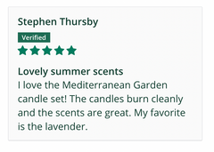 Lavender Fields Scented Soy Candle for Relaxation & Home Fragrance