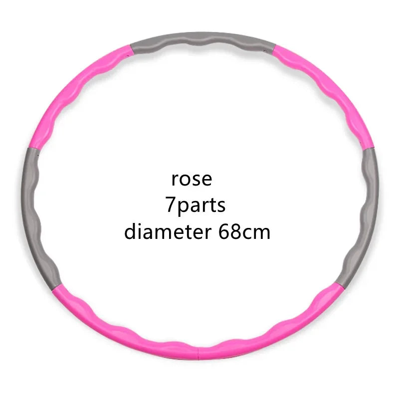 Adjustable Detachable Hula Hoop for Fitness Pilates and Exercise