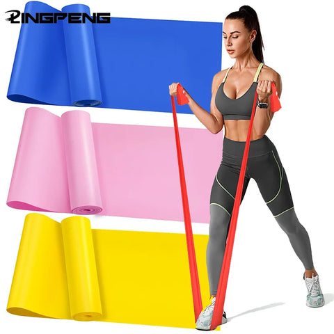 Elastic Resistance Band for Yoga Pilates Stretching and Fitness