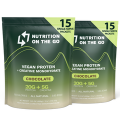 Vegan Protein Powder with Creatine – Single-Serve Packets