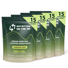 Vegan Protein Powder with Creatine – Single-Serve Packets