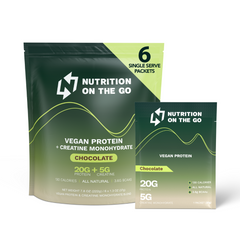 Vegan Protein Powder with Creatine – Single-Serve Packets