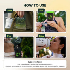 Vegan Protein Powder with Creatine – Single-Serve Packets