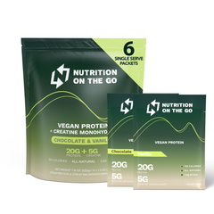 Vegan Protein Powder with Creatine – Single-Serve Packets