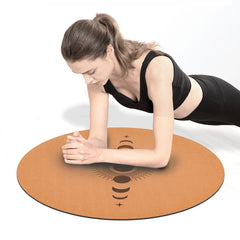 Cork & Natural Rubber Meditation Mat – Eco-Friendly Non-Slip Practice Mat