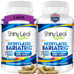 Methylated Bariatric Multivitamin with 45mg Iron – One Capsule Daily