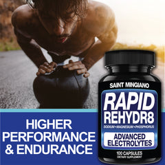 Rapid Rehydr8 Electrolyte Capsules for Hydration Recovery and Endurance