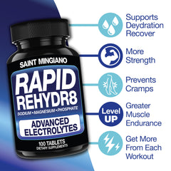 Rapid Rehydr8 Electrolyte Capsules for Hydration Recovery and Endurance