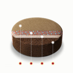 High-Quality Thickened Round Meditation Cushion Square Tatami Seat