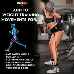 HoopsKing Vertical Jump Trainer Resistance Bands – Waist to Heels System