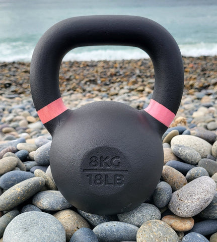 Powder Coated Kettlebell for Strength Training & Fitness Workouts