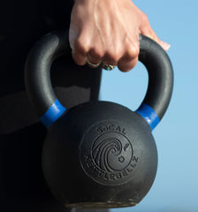 Powder Coated Kettlebell for Strength Training & Fitness Workouts